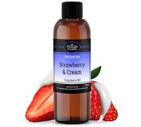 Strawberries and Cream Fragrance Oil, Fragrance Oils for Candle Making, Soap, Bath Bomb, Fragrance Oils for Diffuser, Aromatherapy, Oil for Burners - Cosmetic Grade, Vegan Friendly & UK Made - 100ml