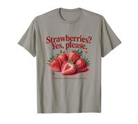 Strawberries Yes Please Fruit Fresh Berry Lover Strawberry T-Shirt