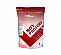 (Strawberry, 1Kg) Soy Protein Isolate Powder Natural Vegan Flavoured