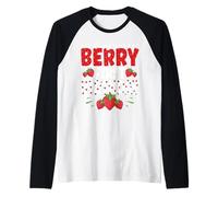 Strawberry 1st Birthday It's My Son's Berry First Birthday Raglan Baseball Tee
