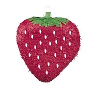 Strawberry 3D Pinata (25cm x 34cm) 1 Count - Perfect for Kids Birthday Parties & Celebrations