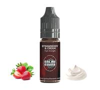 Strawberry and Cream Flavouring - High Strength Food Flavoring - 230+ Flavours -10ml Bottle.