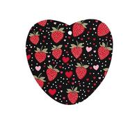Strawberry And Hearts Car Aromatherapy Tablets Air Freshener Hanging Scented Cards for Rooms Bathrooms Wardrobe Love form