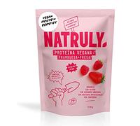 Strawberry and Raspberry Vegan Protein Natural Athlete, 72% Protein, 100% Natural, No Added Sugar, Gluten Free, Lactose Free, 350g