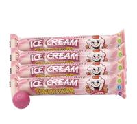 Strawberry and Vanila Ice Cream Jawbreaker Sweets - 4 Packs Flavour (6 Ball Packs) 24 Balls Total - Classic Retro Candy Balls with Bubblegum Center