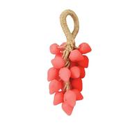 Strawberry Bath Soap, Handmade Facial Cleanser, 3.2 Inches Natural Bar with Fruit Shape, Moisturizing Skin Wash, Decorative Guest Soap with Sweet Scent, Hygiene for Home and Travel