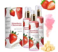 Strawberry Body Spray Women, Long-Lasting Fragrance Body Mist, Strawberry Milk Body Spray, Strawberry Cheesecake Aroma, Long Lasting Fragrance, Sweet and Seductive, Sweet Strawberry Dream on Your Skin