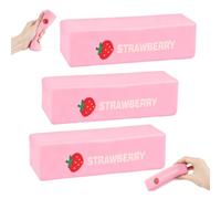 Strawberry Butter Squishy - Realistic Slow Rising Strawberry Butter Squishy, Soft Stress Relief Sensory Squeeze Toys for Adults, Fidget Toys for Office, School & Travel
