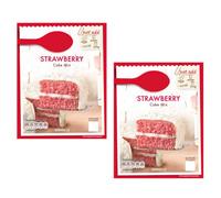 Strawberry Cake Mix, 425g, Pack Of 2, Serves 12, Just Add Eggs, Water and Oil
