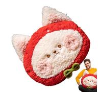 Strawberry Cat Winter Heating Pillow - Plush Hand Warmers for Winter, Adorable Plush Soft Pillow for Women and Men | Portable Reusable Hand Warmer Pouch