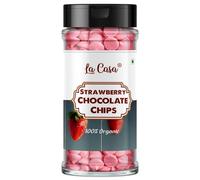 Strawberry Chocolate Chips | Ideal for Baking & Garnishing | 100g |