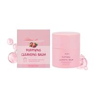Strawberry Cleansing Makeup Remover, Cleansing Balm Makeup Remover, Balm, Face Cleanser, Natural Extract for Fresh, Dewy Skin (1)