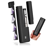 STRAWBERRY & CO DailyEase Insulin Travel Case with Built-in Sharps Dispenser - TSA-Approved Diabetic Supply Organizer for Ozempic, Insulin Pens, and Needle Storage - Balck
