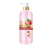 Strawberry & Collagen Organic Body Wash 1000ml, Strawberry & Collagen Extra Whitening Scrub Shower Bath Gel, Nourishing & Refreshing Formula to Leave Skin Feeling Silky & Soft