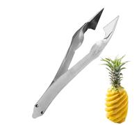 Strawberry Corer Remover, Pineapple Eye Peeler, Strawberry Huller Stem Remover, Pineapple Corer and Slicer Tool, Stainless Steel Fruit Corers, Kitchen Gadget Tweezers Peeler Utensil Clip