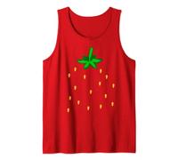 Strawberry Costume Sweet Summer Fruit Fancy Dress Tank Top