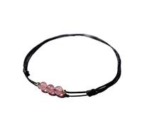 Strawberry Crystal Anklet Corde rouge pour femme tissée à la main Student Mori Girlfriends Anklet