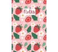 Strawberry Daisy Notebook - Cute Pink Aesthetic Journal for Writing, Notes & Ideas | 120 Lined Pages
