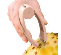 Strawberry Descaler & Steamer - Stainless Steel Pineapple Eye Remover & Fruit Cutter, Multifunctional Tongs with Ergonomic Handle, for & Fruit