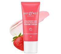 Strawberry Dew Strobe Cream for Face | Skin Radiance Cream | Moisturizer & Highlighter for Face | for Dewy Glazed Instant Glow | Boosts Hydration| for Women & Men | 30ml