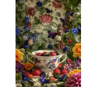 Strawberry Diamond Art Kits Adults 30x45cm, Diamond Painting Bird Paint by Numbers for Kids Beginner, DIY Full Drill Crystal Art Mosaic Kit with Accessories, Home Decor Gifts for Teenage Girls 6X-346