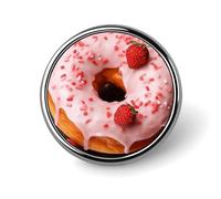 Strawberry Donut Round Badge Cute Brooch Hats Jackets Decor Personalized Lapel Pin Clothing Jewelry Accessories for Wedding Party Gift