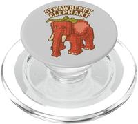 Strawberry Elephant Funny Italian Brainrot Slang Gaming Meme PopSockets PopGrip for MagSafe