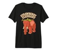 Strawberry Elephant Funny Italian Brainrot Slang Gaming Meme Premium T-Shirt