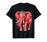 Strawberry Elephant Italian Brain Rot Meme Birthday Funny T-Shirt