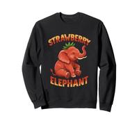 Strawberry Elephant Italian Brainrot Meme Back To School Sweatshirt