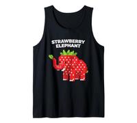 Strawberry Elephant Italian Brainrot Meme Back to School Tank Top