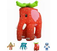 (Strawberry Elephant) Steal a Brainrot Plush Los Tralaleritos New Cushion Pillow Bed Pillows (Esok Sekolah)