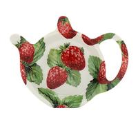 Strawberry Field Teabag Holder Melamine Tea bag, Red, White