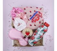 Strawberry Fields Drinks Bottle Selfcare Treat Box