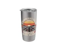 Strawberry Fields Forever in My Heart Stainless Steel Insulated Tumbler