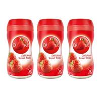 Strawberry-Flavored Low Calorie Sweetener Bundle - Sugar Substitute for Coffee, Tea & Baking - Keto Friendly, Diabetic Safe - Pack of 3 (40g Each)