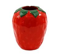 Strawberry Flower Vase Something Different Red One Size