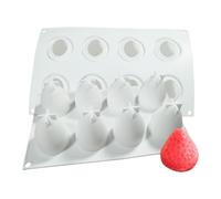 Strawberry Fondant Moulds Mini Fruit Chocolate Cake Decorating Silicone Moulds,for Mousse Dessert Pastry(Style 1)