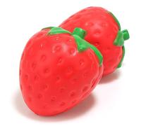 Strawberry Fruits Stress Relief Squeezing Toys, Anxiety Stress Relief Squeezing Strawberry Calming Tool,Therapy Fidget Stress Balls, Fidgets for Anxiety Relief (2)