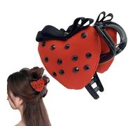 Strawberry Hair Claw Clip - Fruit Shape Jaw Clips,Strong Grip Hair Barrettes, Stylish Hair Accessories, Large Claw Clips for Women Girls