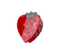 Strawberry Hair Claw Clips Cute Fruit Shaped Hair Claws Non Slip Hair Jaw Clips Strong Hold Hair Clamps Summer Themed Hair Clips Fashion Accessories for Women Girls