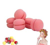 Strawberry Hair Rollers,Strawberry Heatless Curlers, Strawberries Shape Magic Hair Curlers 12/24/36 Pcs for Women, Sponge Curling for Hairiness, for Long & Short (Pink,36 Pcs)