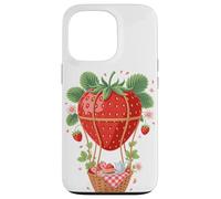 Strawberry Hot Air Balloon Picnic Basket Summer Fruit Case for iPhone 13 Pro