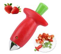 Strawberry Huller Stem and Leaf Remover Multi Function Fruit Corers Tool Tomato Stem Remover Effortlessly Removes Core Leaf and Hull Kitchen Tools