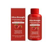 Strawberry Hyperpigmentation Brightening Cream, Skin Lightening And Bleaching Cream For Dark And Uneven Tone, Long-lasting Moisturizing, No-greasy (1pc)