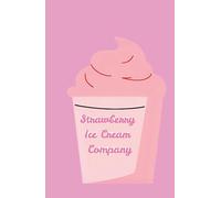 Strawberry Ice Cream Company Pink Notebook