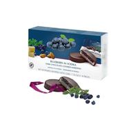 Strawberry in Sparkling Wine,Blueberry in Vodka,Apricot in Brandy Chocolate Covered Marzipan Christmass Chocolate Boxes 220g - ath (3 x Boxes, Blueberry in Vodka 220g)