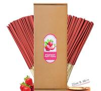 Strawberry Incense Sticks 100 Sticks Natural Long-Lasting Fragrance for Home Office Yoga Room Tea Room Temple Gift,Meditation Gifts - Spritual Cleansing