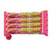 Strawberry Jawbreaker Sweets - 4 Packs Strawberry Flavour (6 Ball Packs) 24 Balls Total - Classic Retro Candy Balls with Bubblegum Center