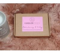 Strawberry & Lily Wax Melts | 20x 7g Strong Scented | Luxury Gift Set Wax Melts | Over 100Hrs Burn Time Per Box | Vegan & Pet Friendly | Cruelty & Eco Friendly | Handcrafted UK